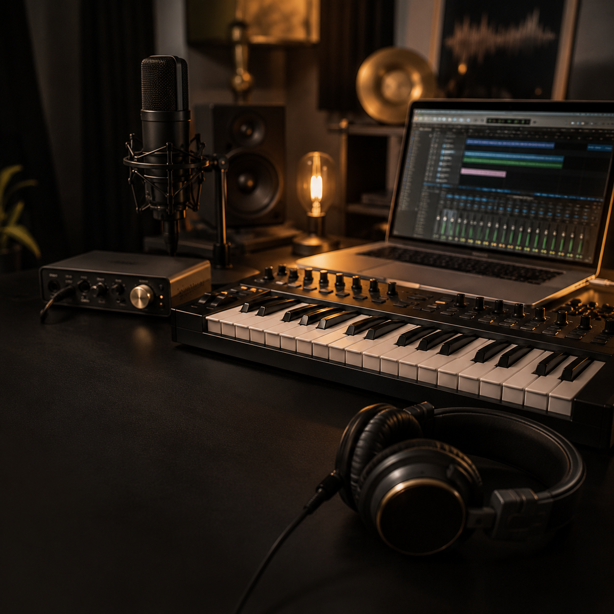 Studio recording equipment