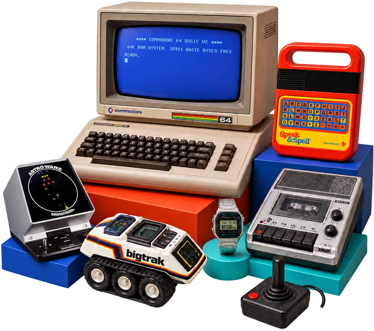 Retro technology collection